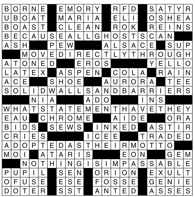 The New York Times Published A Crossword Puzzle Constructed By A 