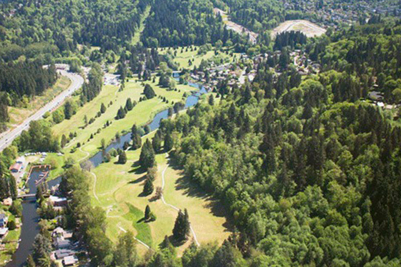 The former Wayne Golf Course’s 89 acres are now a City of Bothell park. Work to find a new name is underway, and planning at the site will begin next year. File photo