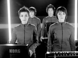 Ladytron: retroactively robotic and guitar-free.