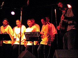 The Walmer Choir with Vedder, right.