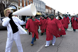 Rev. Billy takes his gospel to the street