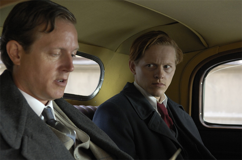 Assassin Lindhardt (at right) with Peter Mygind.