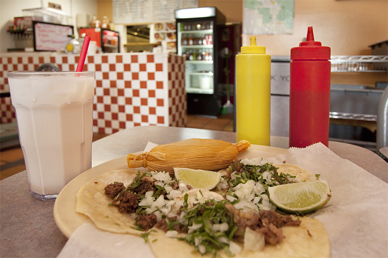 Venadita's room is "just on the warm side of artistically spartan," and its salsa is homemade.