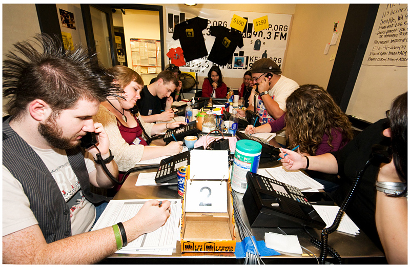 KEXP is prepared for a rent party.