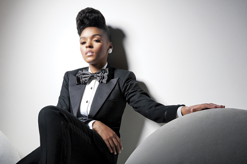 Bouffant beauty Janelle Monaé.