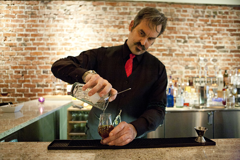 Head bartender Guy Lafitte provides the best reason to visit Bako.