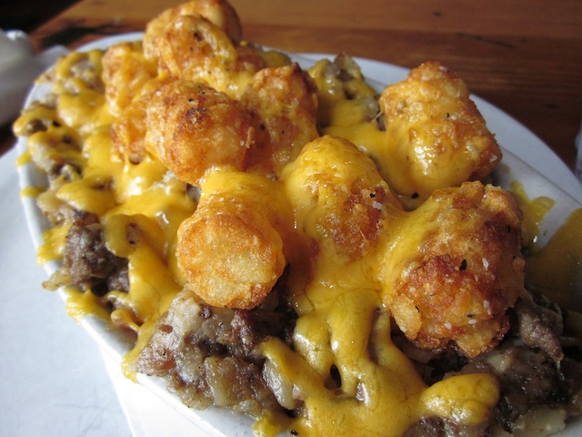 5. Zayda Buddy's 5405 Leary Ave. N.W., 783-7777You can't say you've been to Zayda Buddy's until you've had their Tater Tot casserole. This creamy baked beef hot dish ($9.99) is topped with tater tots and cheddar. Zayda's loves their tots. Not only can you order them as a side, you can find them on most of their breakfast pizzas.