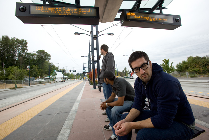 Our trip got off to a slow start at the Rainier Beach Station. We waited for an hour on the platform for the train since their was some sort of problem with one of the cars...