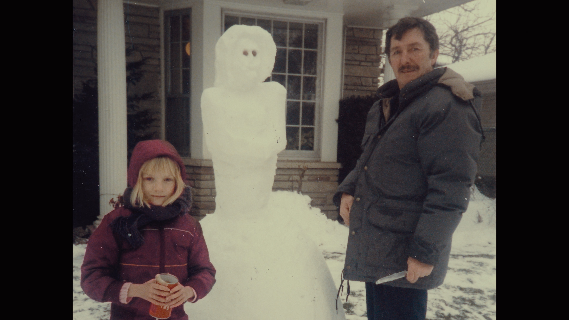 Sarah Polley with her father Michael during the ‘70s.