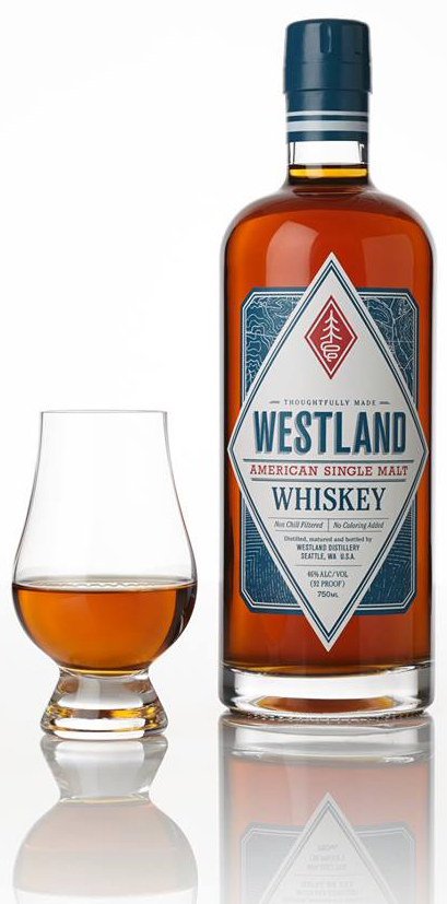 Westland instead is aging some of their single-malt in new American oak, with the goal of creating a scotch with a bit of bourbon in its genes.