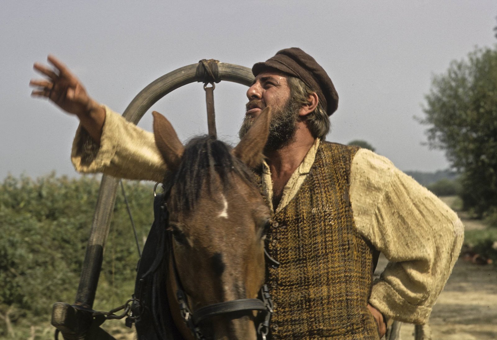 Topol starred in the 1967 London production of Fiddler and often reprised the role of Tevye onstage.MGM/UA