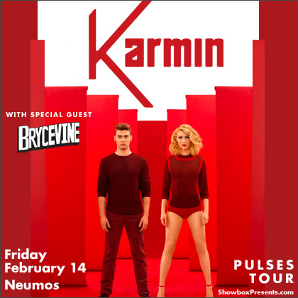 ENTER TO WIN HERE   Showbox Presents: Karmin Friday | February 14 7pm | Neumos  When