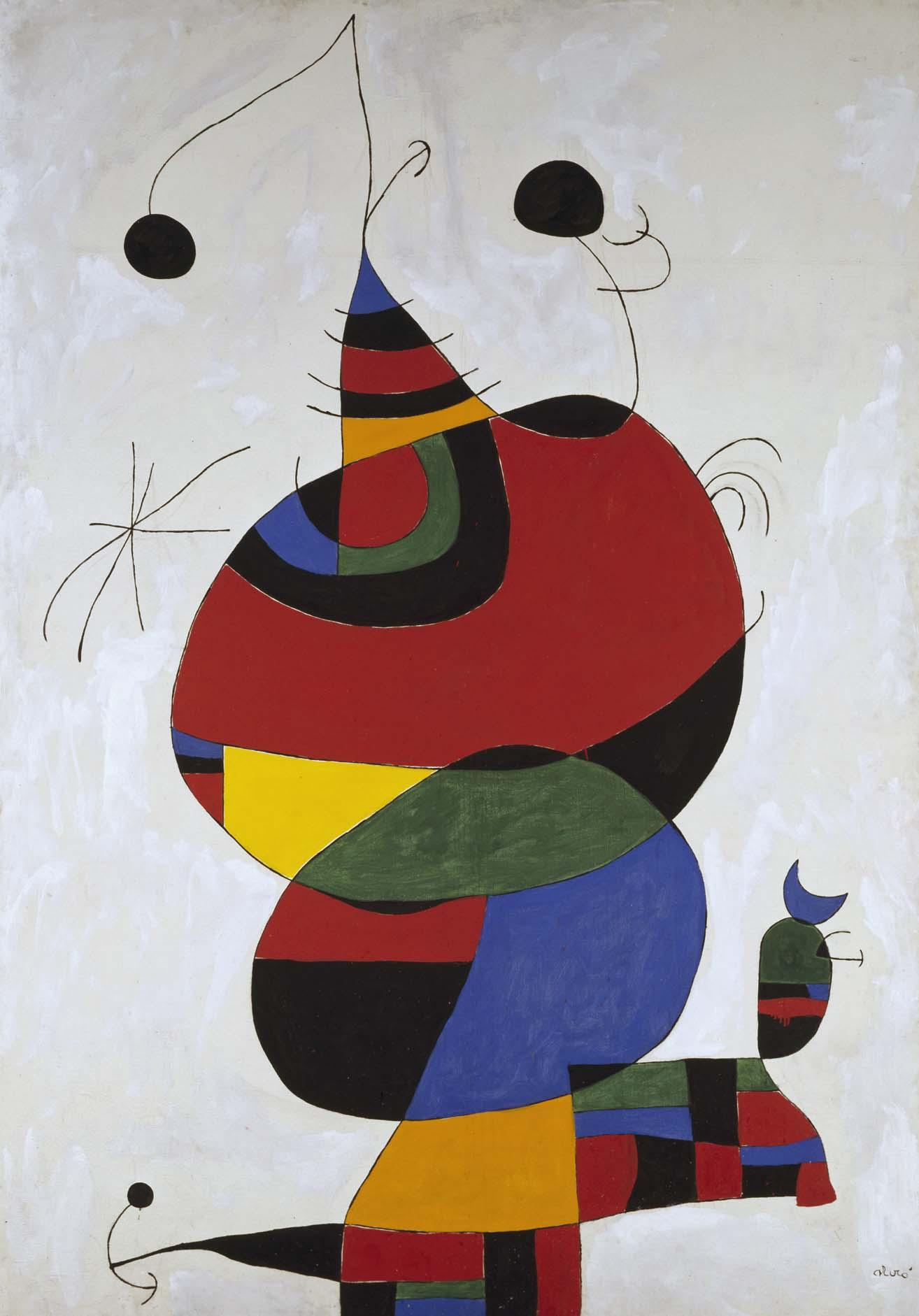 Miro’s Woman, Bird, and Star.