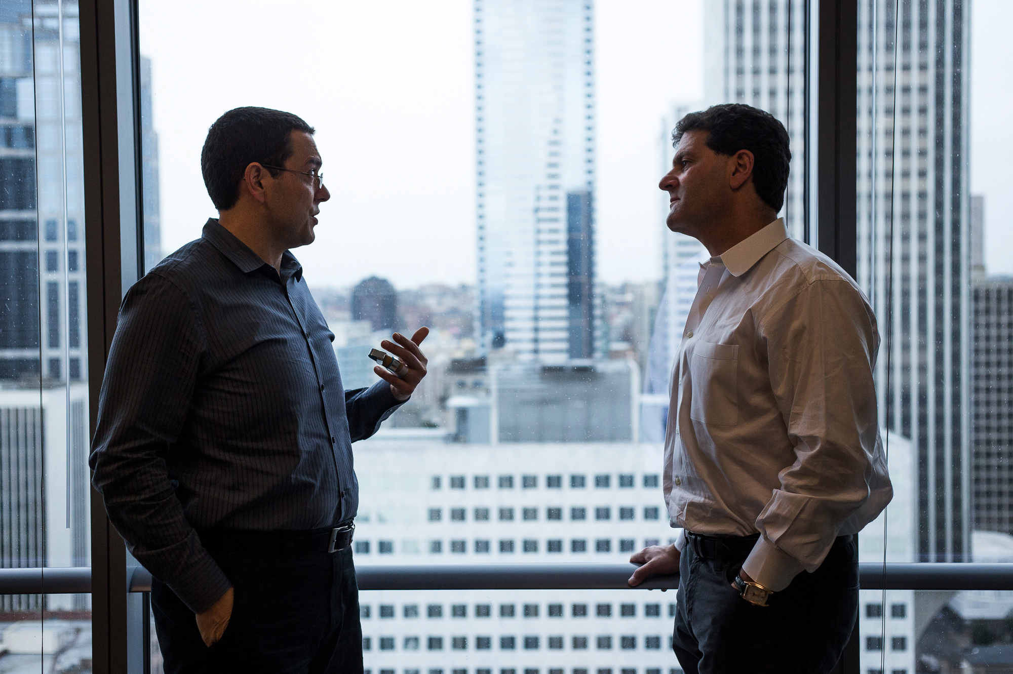 Zach Silk (left) and Nick Hanauer