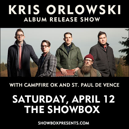  ENTER TO WIN STG Presents: Kris Orlowski Saturday | April 12 8:00 pm | The