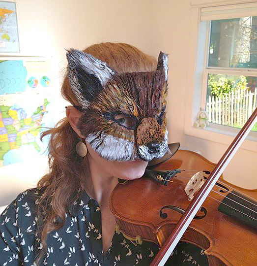 What does the fox play? Violinist Jen Kovarovic.