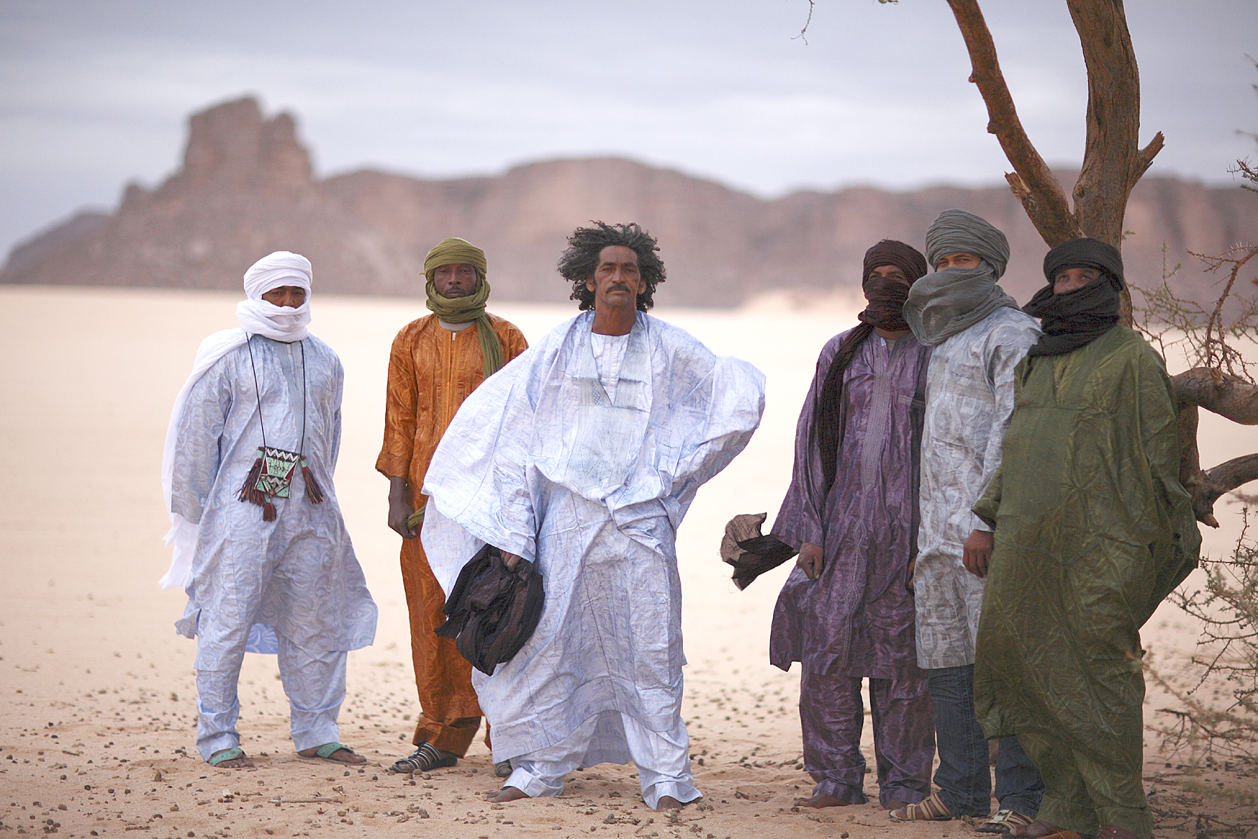 At age 4, Ibrahim Al Alhabib, the founder of Malian desert-blues group