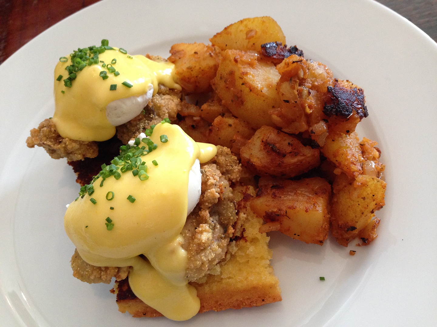 Brunch at Roux seemed like the right place to begin a rainy