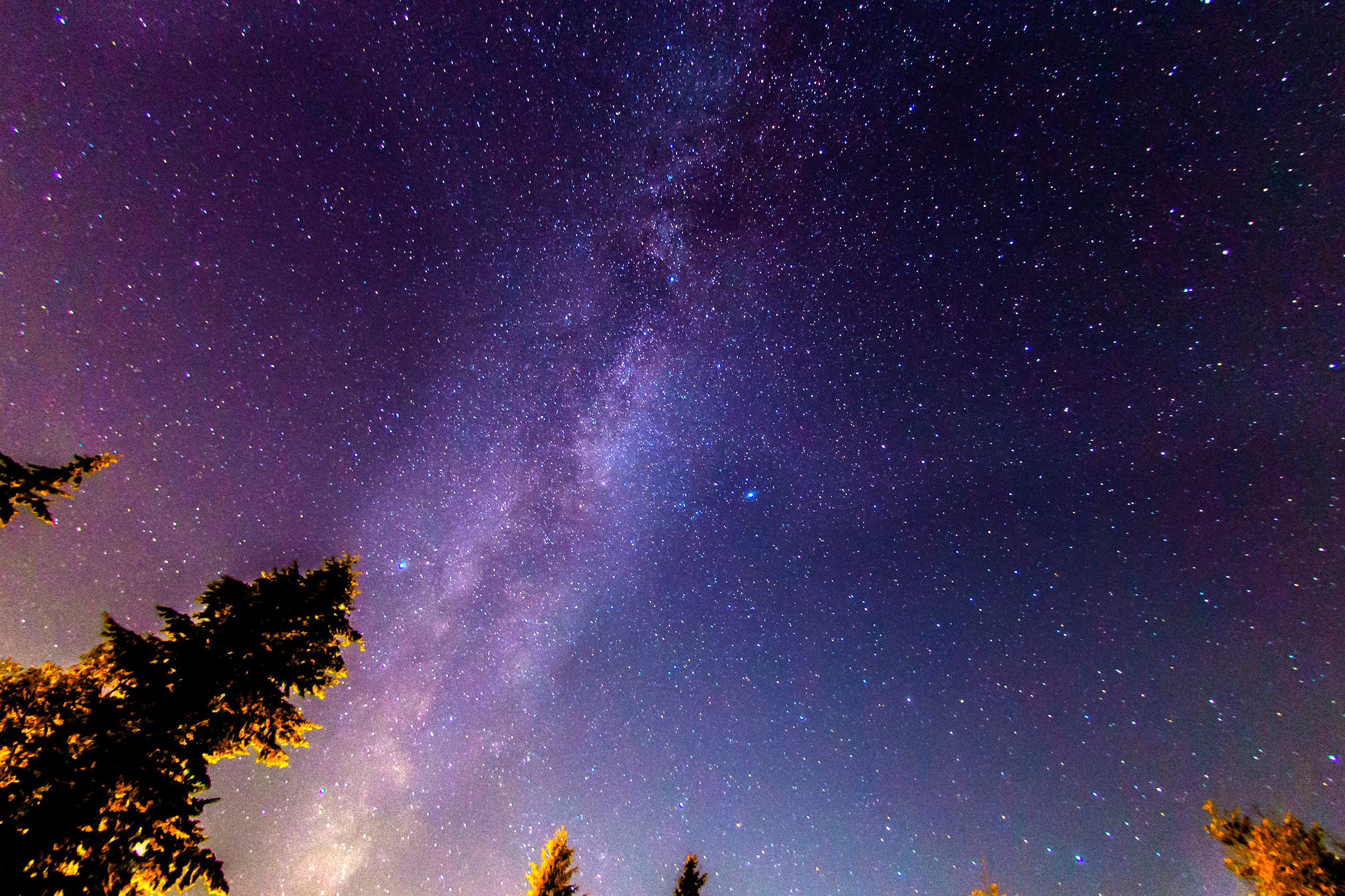 The night sky in Marysville.