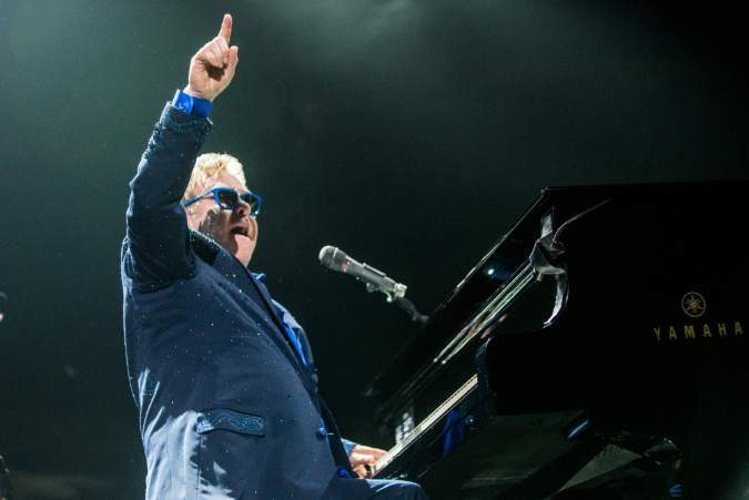 Elton John rocking the Key. Photo by Morgen Schuler.