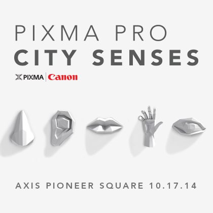 Smell. Taste. Touch. Hear. See Seattle Football.  Pixma Pro City Senses Friday |