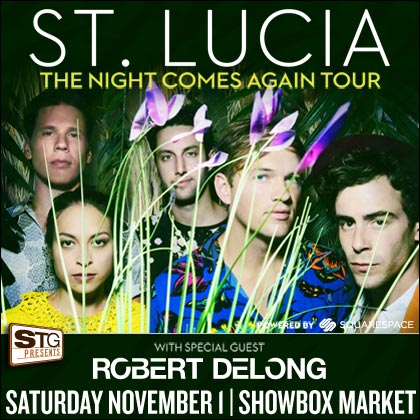 STG presents: St. Lucia  Saturday| November 1 9 pm | The Showbox   Originally from