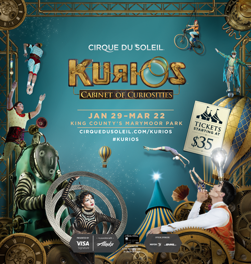 Cirque du Soleil presents Kurious Wednesday February 25 800 pm