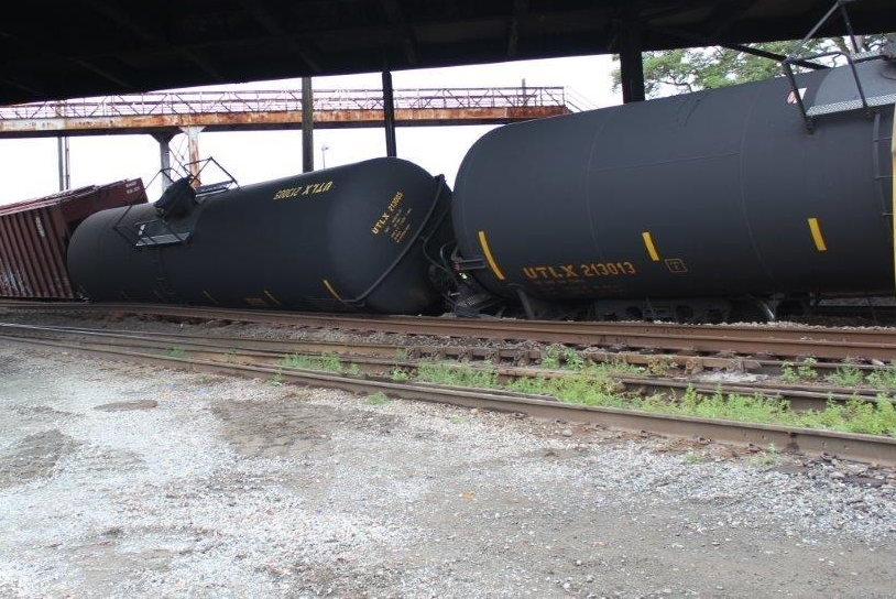 Seattleites are lucky these three derailed cars didn't go boom last summer. Photo by Josh Fogt