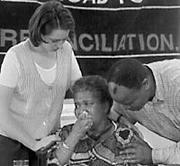 Bereaved mother Eunice Miya during a hearing.