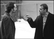 Giving cop clichés mouth-to-mouth: Oak (Ray Liotta, right) tells Tellis (Jason Patric) what's what.