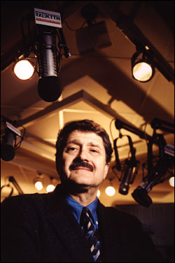 Barely seen in Seattle: movie moralist Michael Medved.