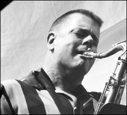 Ken Vandermark between honk, squawks, squibs, and slurs.