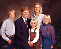 Rep. Gephardt and his (now) happy family.