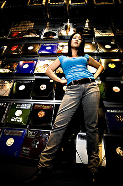 Wall of sound: DJ B-Girl, a constant force at Ladies First.