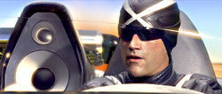 Matthew Fox wonders how he can drive his Speed car back to the island.