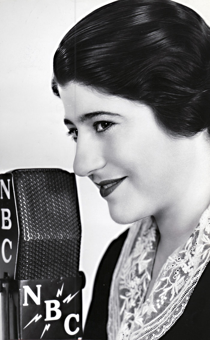 Berg in her radio prime.