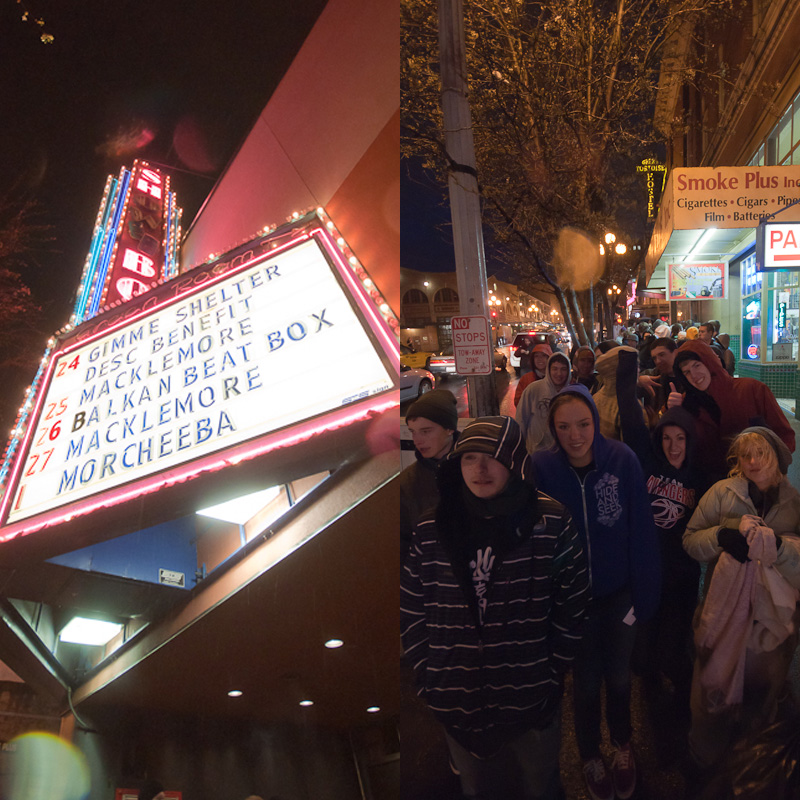 Only a certain caliber of fans will wait in the freezing cold for hours to see the performers they love.