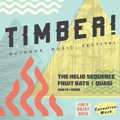 ENTER TO WIN HERE! Coming July 26+27, Timber! is the new outdoor Music