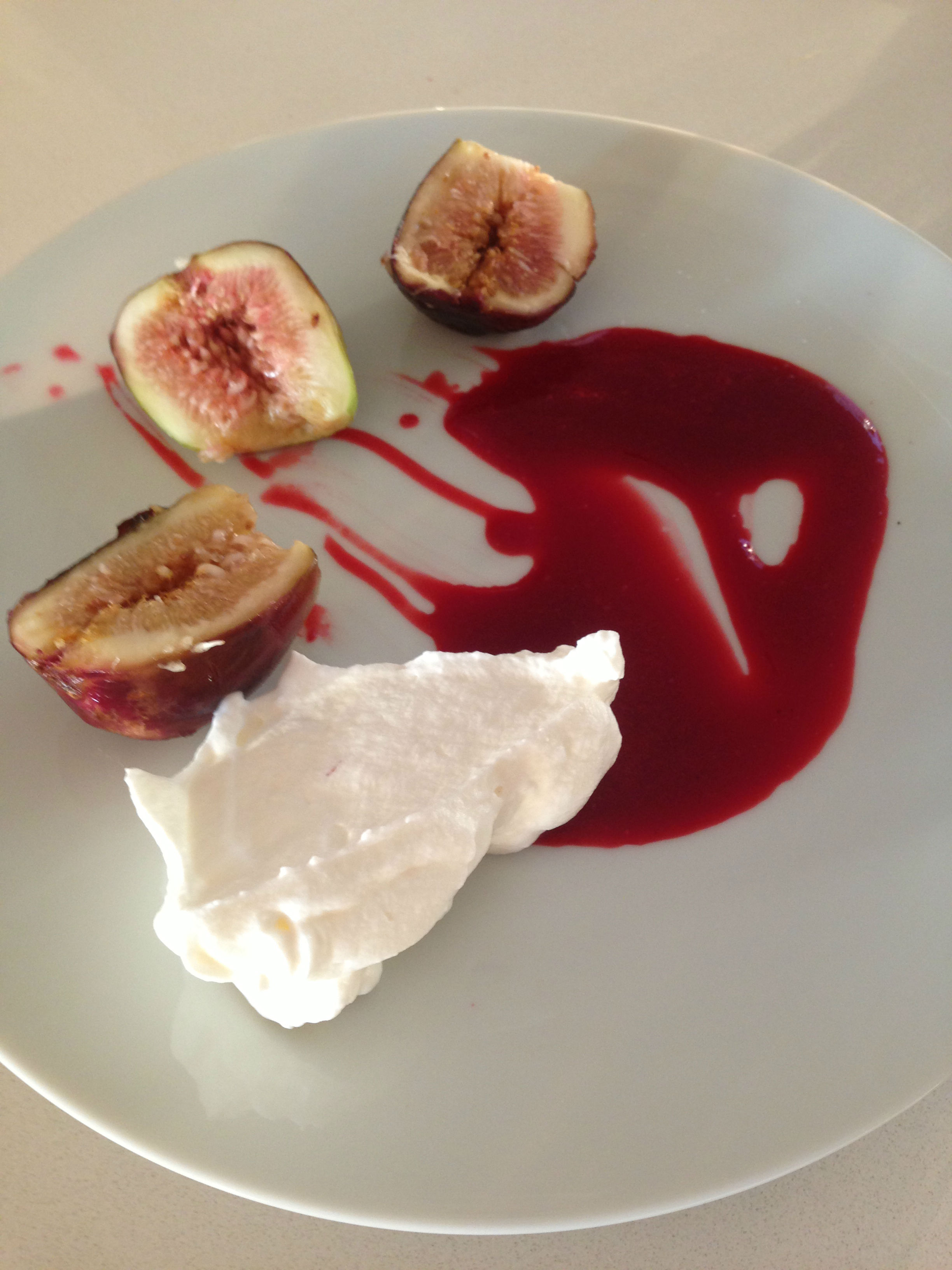 I didn’t grow up eating fresh figs. Figs were dried, wrinkly, overly