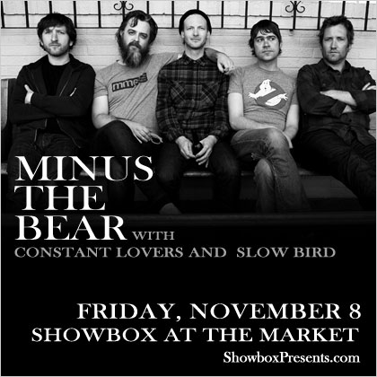 ENTER TO WIN HERE  Showbox Presents: Minus the Bear with Constant Lovers