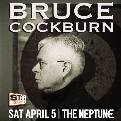 ENTER TO WIN HERESeattle Theater Group Presents: Bruce CockburnSaturday | April 59