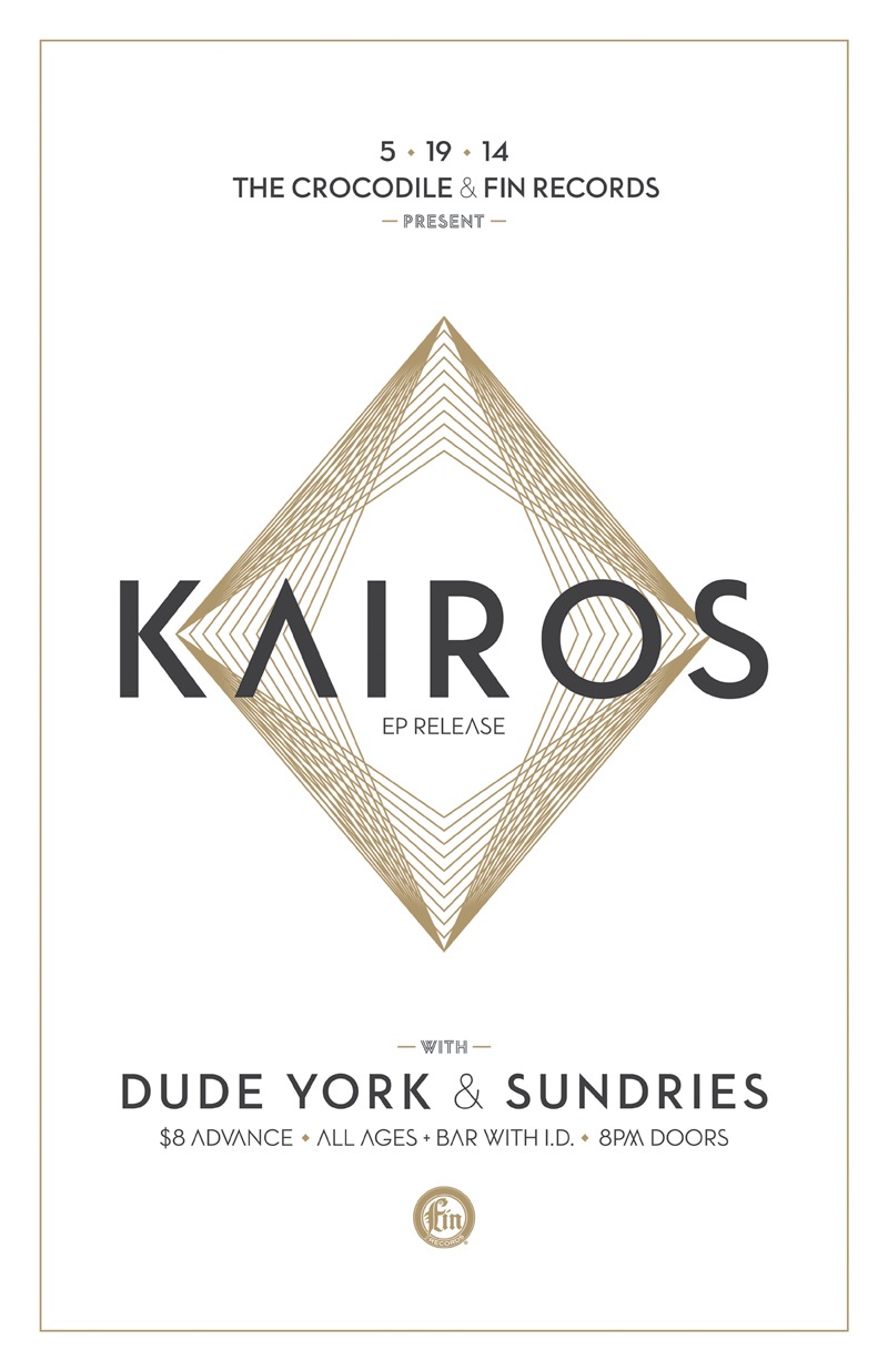 ENTER TO WIN HEREThe Crocodile & Fin Records Presents: Kairos EP Release