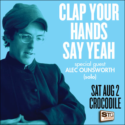 ENTER TO WIN  STG presents: Clap Your Hands Say yeah Saturday | August 2 9