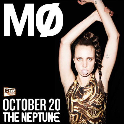 ENTER TO WIN  STG presents: MØ Monday | October 20 8 pm | The Neptune