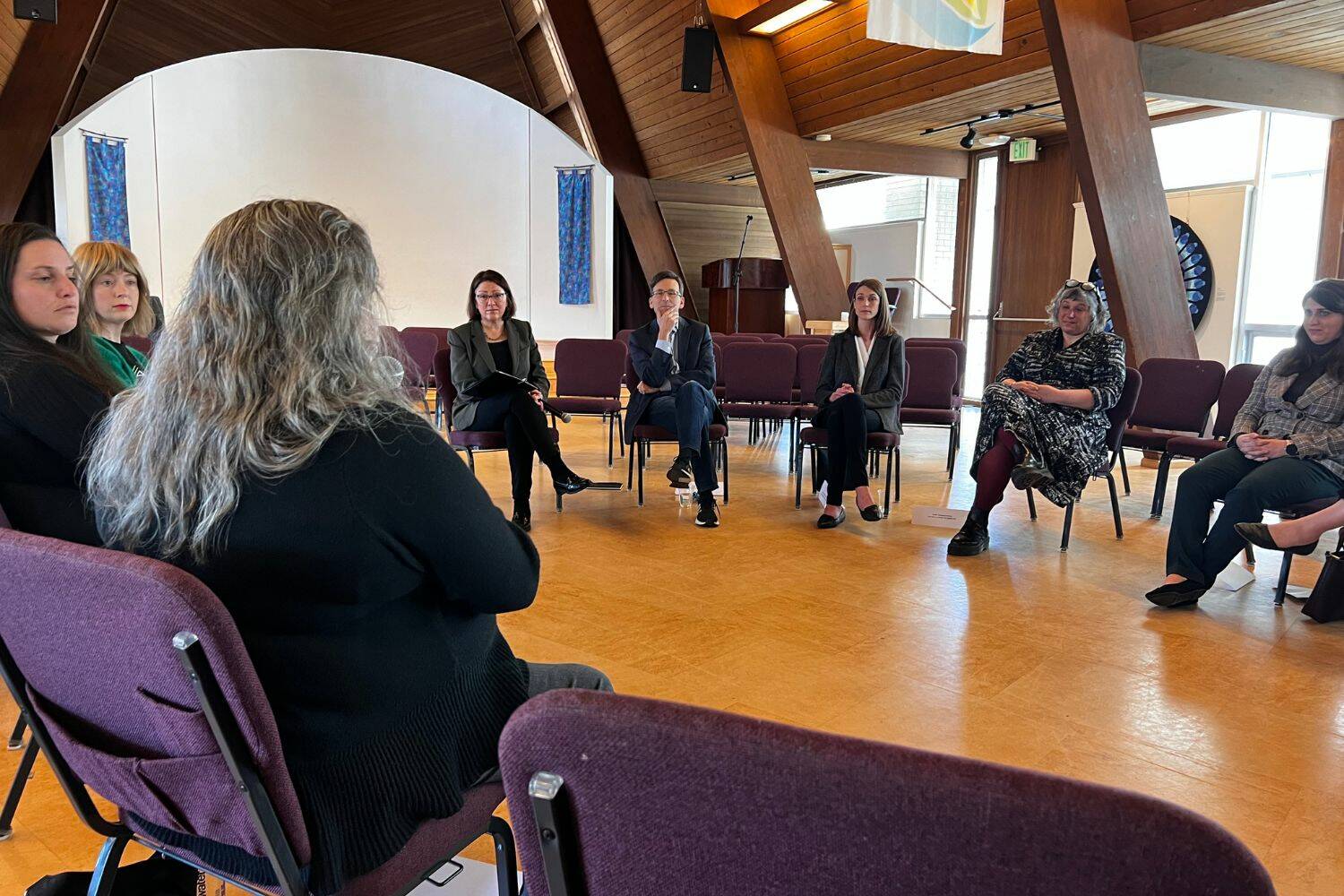 On March 21, Congresswoman Suzan DelBene (D-WA) hosted a roundtable meeting in Kirkland that was attended by Washington Attorney General Bob Ferguson, reproductive health care advocates, reproductive healthcare practitioners and other concerned Washingtonians regarding the state of reproductive healthcare (Cameron Sheppard/Sound Publishing)